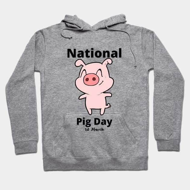 National Pig Day Hoodie by MisaMarket